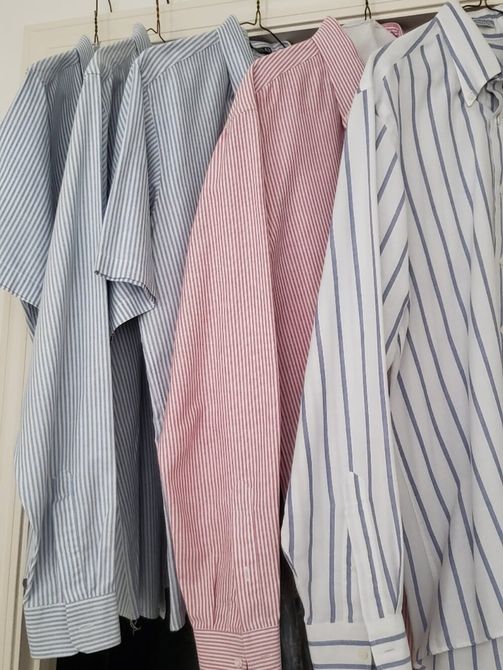 5 men's dress shirts sold together